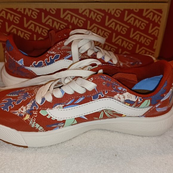 Vans Men's 5/Women's 6.5 UltraRange Hawaiin Jungle Red VN0A4UWMAMX - Picture 11 of 12